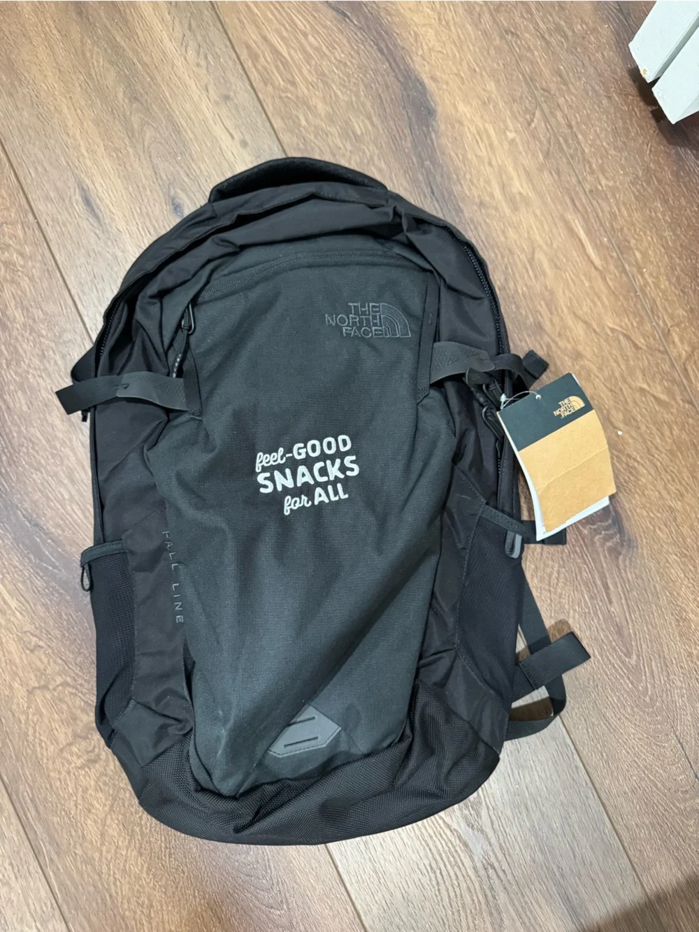 The North Face Fall Line Backpack Black Good Snacks For All NF0A3KX7PH5-OS